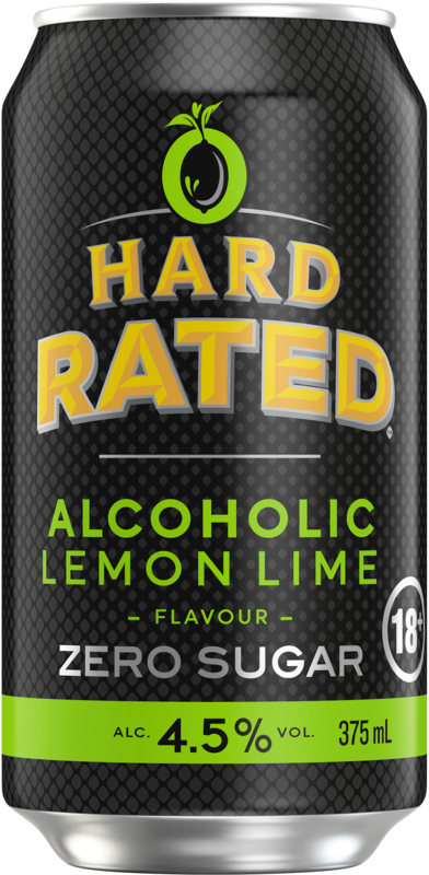 Hard Rated Lemon Lime Zero 4.5% Can 10X375ML