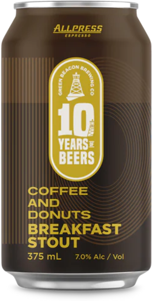 Green Beacon Coffee & Donuts Stout Can 1X375ML