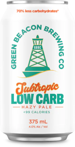 Green Beacon Subtropic Low Carb Hazy Can 1X375ML