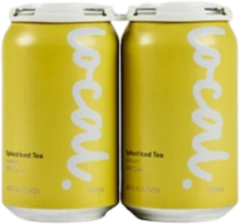 Local Spiked Iced Tea Lemon Can 4X330ML