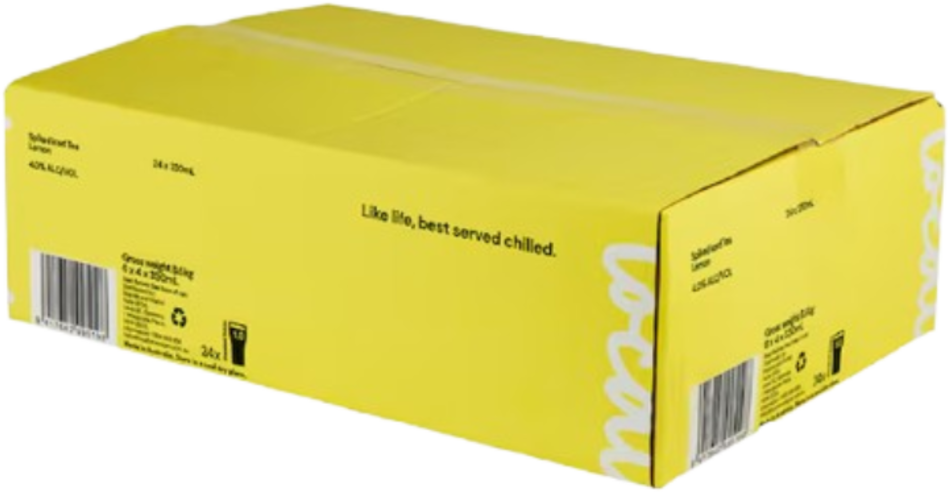 Local Spiked Iced Tea Lemon Can 24X330ML
