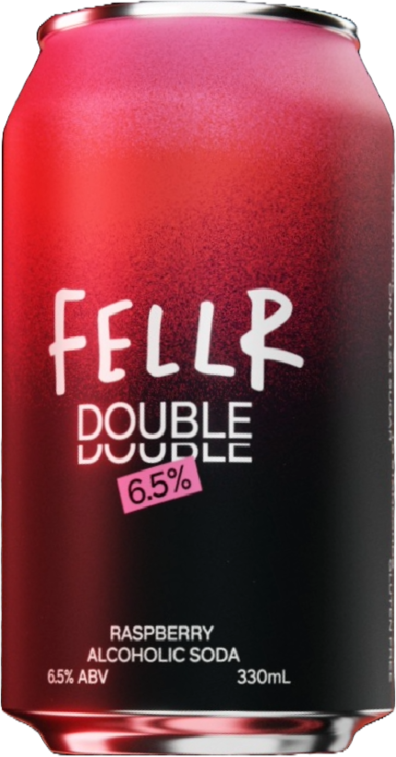 Fellr Double Fizz Raspberry 6.5% Can 24X330ML