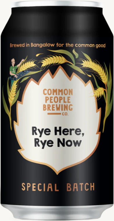 Common People Rye Here Rye Now Golden Ale Can 16X375ML