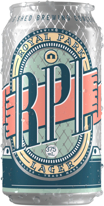 Big Shed Royal Park Lager Can 1X375ML