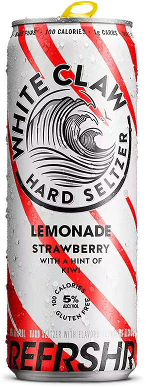 White Claw Seltzer Refresher Lemonade Strawberry Can 4X330ML