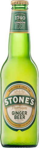 null STONES PREMIUM ALC GINGER BEER BTL 4PK 330ML