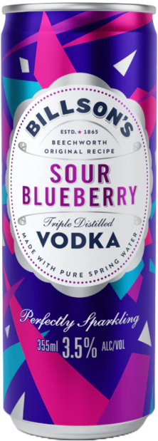 Billsons Vodka & Sour Blueberry Can 1X355ML