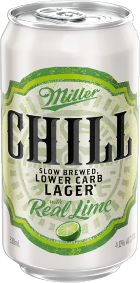 Miller Chill Lime Can 24X330ML