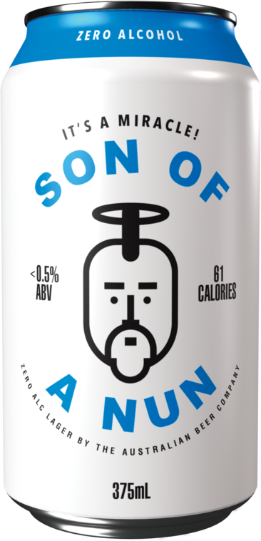 Son Of A Nun Zero Alc Beer Can 24X375ML