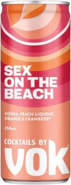 Vok Cocktail Sex On The Beach Can 4X250ML
