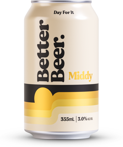 Better Beer Middy Lager Can 1X355ML