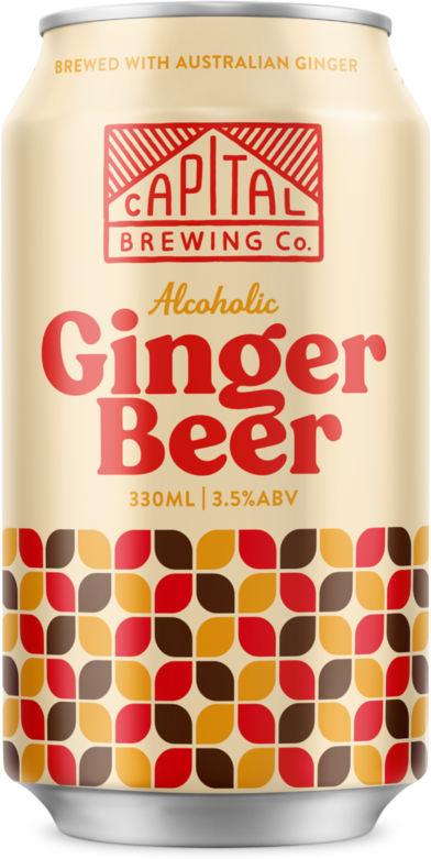 Capital Brewing Ginger Beer Can 4X330ML