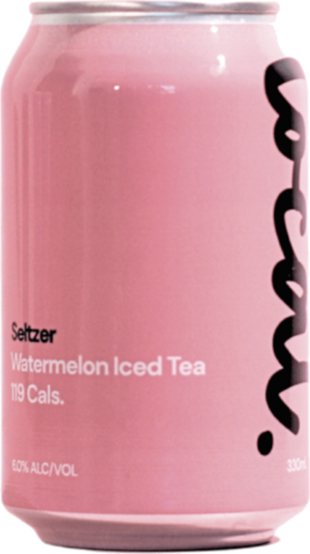 Local Spiked Iced Tea Watermelon Can 4X330ML