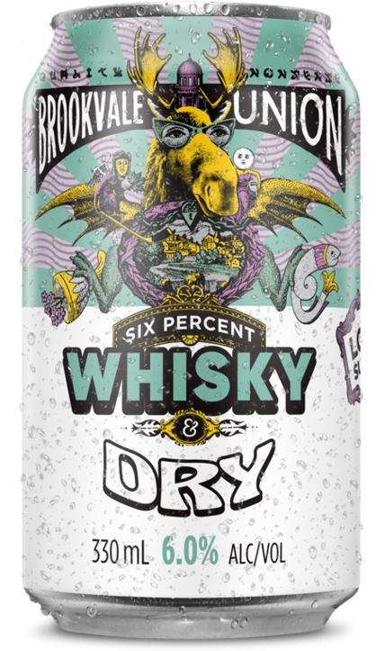 Brookvale Union 6% Whiskey & Dry Can 1X330ML