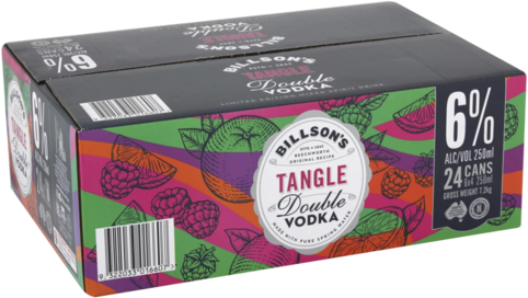 Billsons Tangle Double Vodka Can 1X250ML