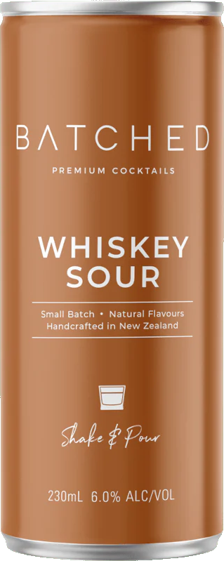 Batched Whiskey Sour Can 4X230ML