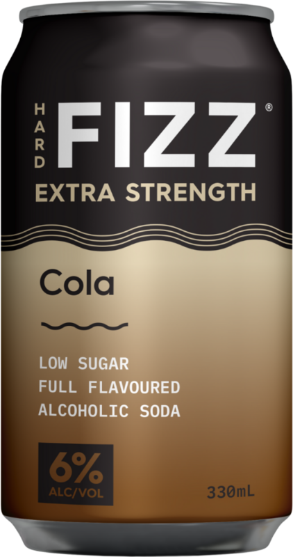 Hard Fizz Extra Strength Cola Can 4X330ML