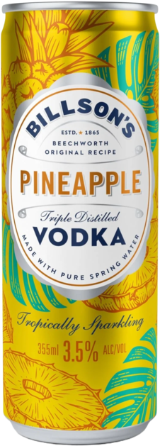 Billsons Vodka & Pineapple Can 4X355ML