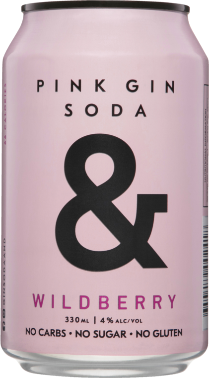 Ampersand Pink Gin & Soda Can 1X330ML