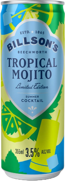 Billsons Tropical Mojito Can 1X355ML