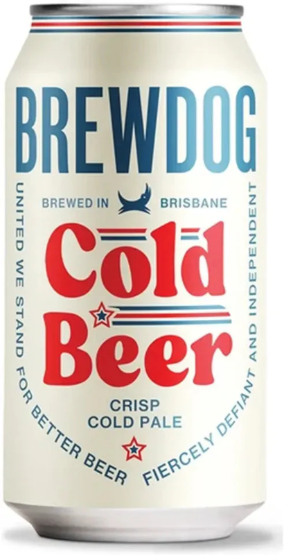 Brewdog Cold Beer Pale Can 1X375ML