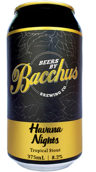 Bacchus Brewing Havana Nights Trop Stout Can 1X375ML