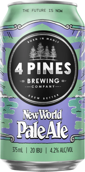 4 Pines New World Pale Ale Can 18X375ML
