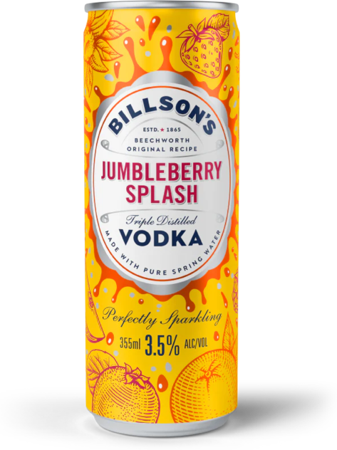 Billsons Vodka & Jumbleberry Splash Can 1X355ML