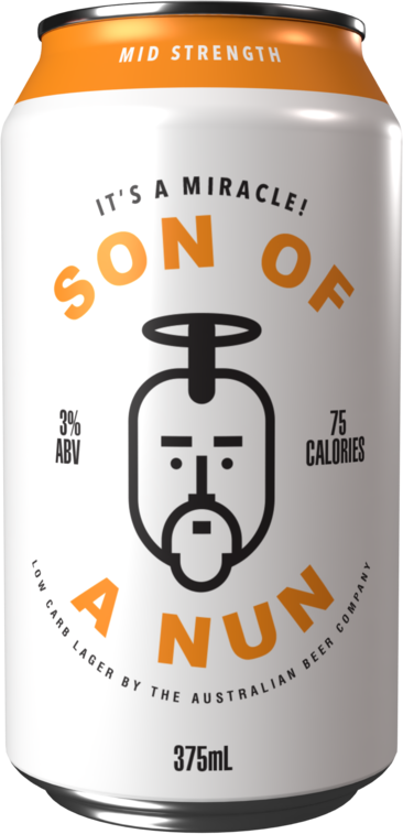 Son Of A Nun Mid Beer Can 30X375ML