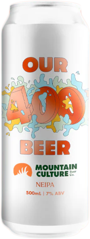 Mountain Culture Our 400TH Beer Nectar Can 4X500ML