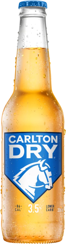 Carlton Dry Mid 3.5% Bottle 6X330ML