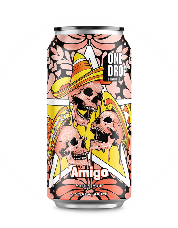 One Drop Amigo Smoothie Sour Can 1X440ML