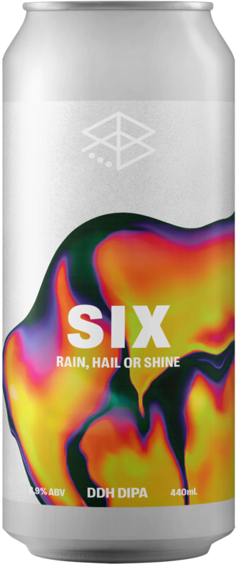 Range Six Rain Hail Or Shine DDH DIPA Can 4X440ML