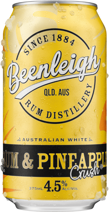 Beenleigh Rum & Pineapple Crush 4.5% Can 24X375ML
