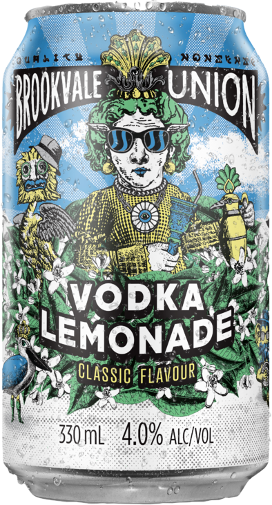 Brookvale Union Vodka & Lemonade Can 6X330ML