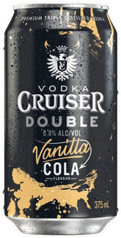 Vodka Cruiser Double Vanilla Cola Can 4X375ML