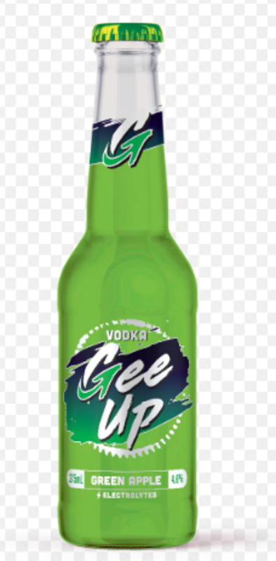 Gee Up Vodka Green Apple Bottle 1X275ML