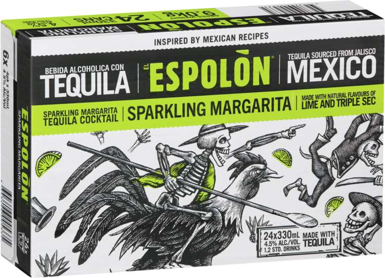 Espolon Sparkling Margarita Can 1X330ML