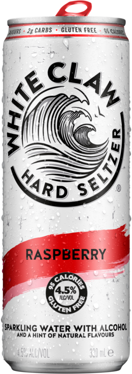 White Claw Seltzer Raspberry Can 1X330ML