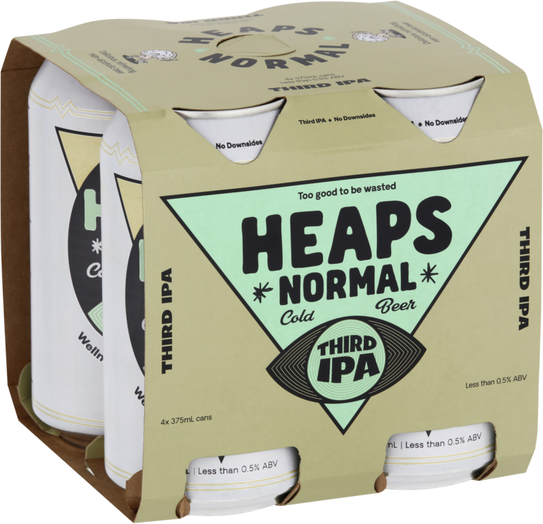 Heaps Normal Third IPA Can 4X375ML