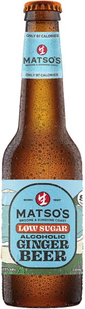 Matsos Lower Sugar Ginger Beer 3.5% Bottle 1X330ML