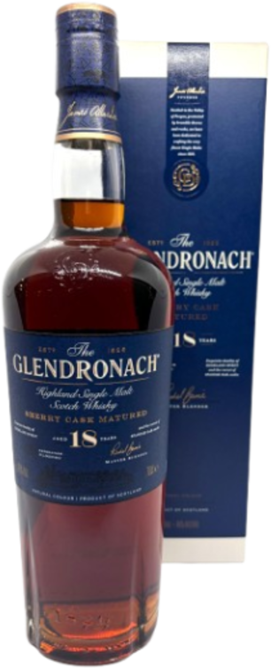 Glendronach 18YO Sherry Cask Matured 46% 700ML