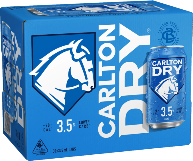 Carlton Dry Mid 3.5% Can 30X375ML