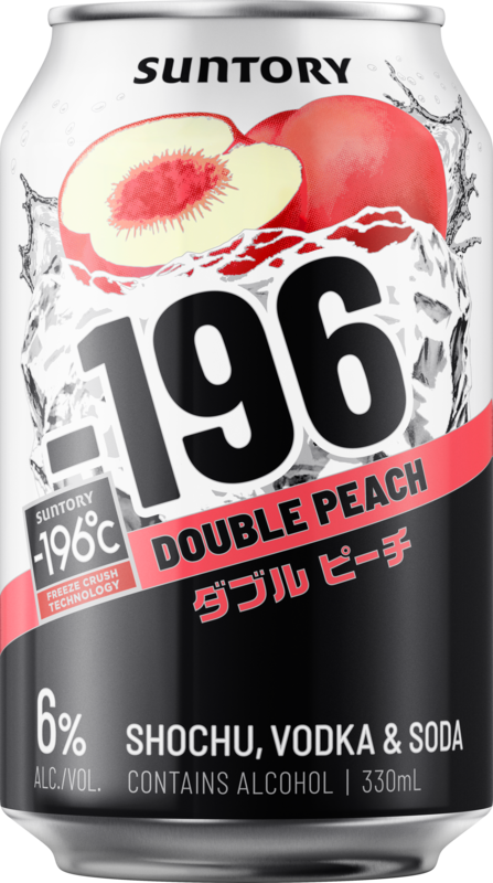 Suntory -196 Double Peach 6% Can 3X10X330ML