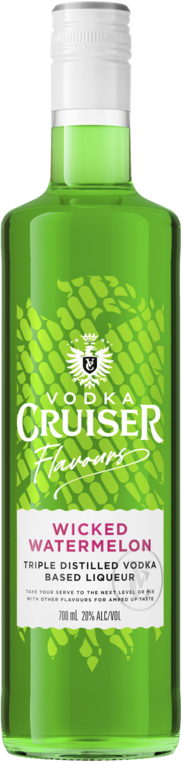 Vodka Cruiser Flavours Wicked Watermelon 20% 700ML - Liquor Legends