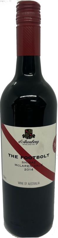 D'arenberg Footbolt Museum Release Shiraz 2014/15 750ML