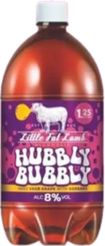 Little Fat Lamb Hubbly Bubbly Sour Grape Btl 1X1.25LT