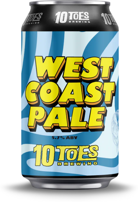 10 Toes West Coast Pale Ale Can 16X375ML