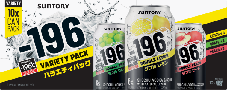 Suntory -196 Mixed 6% Can 10X330ML