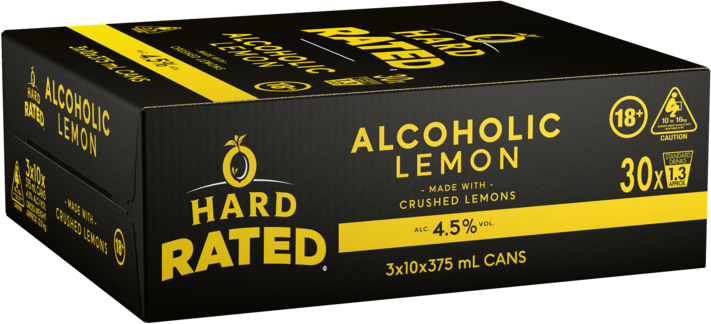 Hard Rated Lemon 4.5% Can 30X375ML